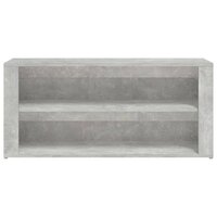 Schoenenrek 100x35x45 cm bewerkt hout betongrijs 5