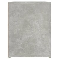 Schoenenrek 100x35x45 cm bewerkt hout betongrijs 6