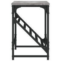 Schoenenrek 90x30x45 cm bewerkt hout grijs sonoma eikenkleurig 5