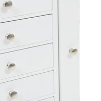 Sieradenkastje vrijstaand wit 8