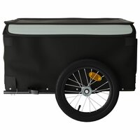 Fietstrailer 45 kg ijzer zwart en grijs 6