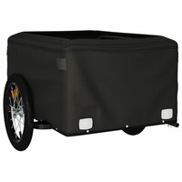 Fietstrailer 45 kg ijzer zwart en grijs 8