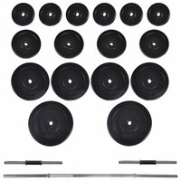 Trainingsbank met halterset 60,5 kg 10