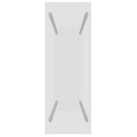 Haardhoutrek 80x35x100 cm gehard glas transparant 4