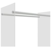 Haardhoutrek 80x35x100 cm gehard glas transparant 5