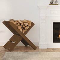 Houtblokhouder 47x39,5x48 cm massief grenenhout honingbruin 3