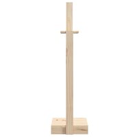 Houtblokhouder 33,5x30x110 cm massief grenenhout 6