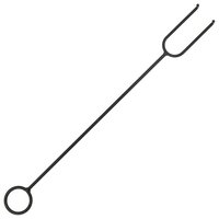 Vuurplaats met pook rustiek XXL 62x54x56 cm staal 7