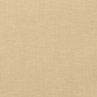 Stoelkussens 2 st lage rug 100x50x4 cm stof gem&ecirc;leerd beige 9