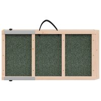 Hondenloopplank 120x30 cm massief vurenhout groen 8