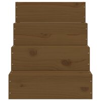 Huisdierentrap 40x49x47 cm massief grenenhout honingbruin 4