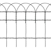 Borderafscheiding 25x0,4 m gepoedercoat ijzer 3