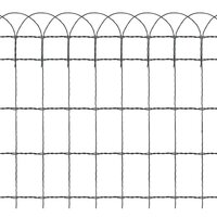 Borderafscheiding 10x0,65 m gepoedercoat ijzer 3