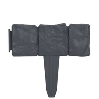 Gazonranden 41 st steen-look 10 m kunststof 3