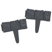 Gazonranden 41 st steen-look 10 m kunststof 5