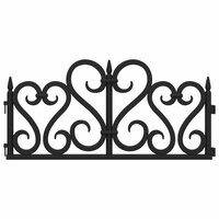 Gazonranden 17 st 10 m polypropeen zwart 4