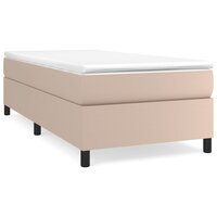 Boxspringframe kunstleer cappuccino 100x200 cm 2