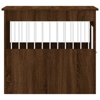 Hondenbench 64,5x80x71 cm bewerkt hout bruin eikenkleur 8