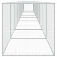 Kippenhok met dak 1003x98x90 cm gegalvaniseerd staal antraciet 4