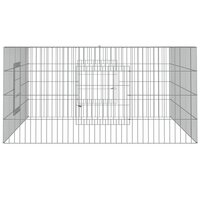 Konijnenkooi 110x110x55 cm gegalvaniseerd ijzer 3