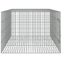 Konijnenkooi met 3 panelen 163x79x54 cm gegalvaniseerd ijzer 5