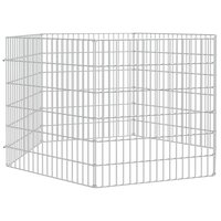 Konijnenkooi met 6 panelen 54x60 cm gegalvaniseerd ijzer 3