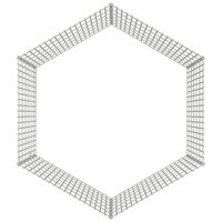 Konijnenkooi met 6 panelen 54x60 cm gegalvaniseerd ijzer 7