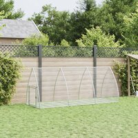 Konijnenkooi 300x105x120 cm gegalvaniseerd staal zilverkleurig 3