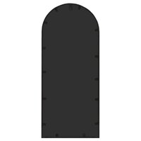 Tuinspiegel 100x45 cm ijzer zwart 4