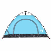 Tent 2-persoons snelontgrendeling blauw 7