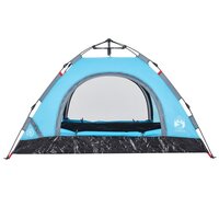 Tent 2-persoons snelontgrendeling blauw 8