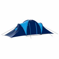 Tent 9-persoons donkerblauw en blauw 2