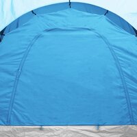 Tent 6-persoons blauw en lichtblauw 7