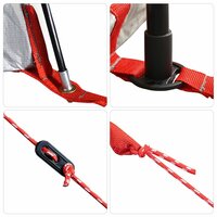 Tent 2-persoons waterdicht blauw 11