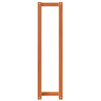 Handdoekenrek 23x18x90 cm massief grenenhout wasbruin 5