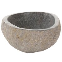 Wastafel ovaal (29-38)x(24-31) cm riviersteen 5