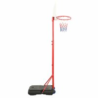 Basketbalset draagbaar verstelbaar 200-236 cm 2