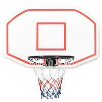 Basketbalbord 109x71x3 cm polyetheen wit 2