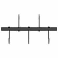 Hoofdstelhouder met 5 zwenkhaken staal zwart 4