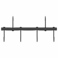 Hoofdstelhouder met 6 zwenkhaken staal zwart 4