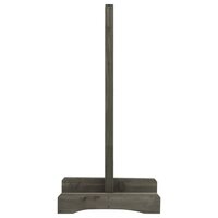 Tuinlatwerk 120x60 cm massief vurenhout grijs 5