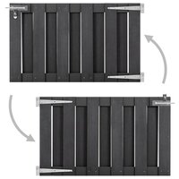 Poort 100x60 cm HKC grijs 2