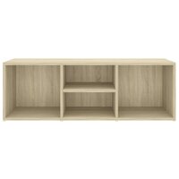Schoenenopbergbank 105x35x35 cm bewerkt hout sonoma eikenkleur 4