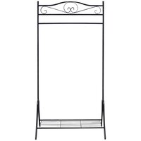 Kledingrek staal zwart 2