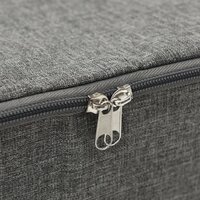 Opbergboxen 2 st 70x40x18 cm stof antracietkleurig 10