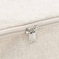 Opbergboxen 2 st 70x40x18 cm stof cr&egrave;mekleurig 10