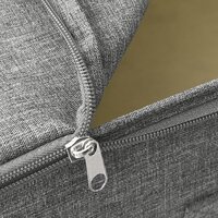 Opbergboxen 2 st 43x34x23 cm stof grijs 9