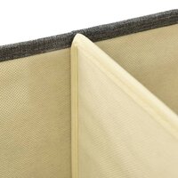 Opbergbox 50x30x25 cm stof antracietkleurig 9