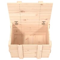 Opbergbox 58x40,5x42 cm massief grenenhout 9