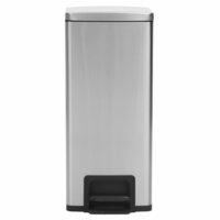 Pedaalemmer met anti-vingerafdruk 30 L RVS zilverkleurig 3